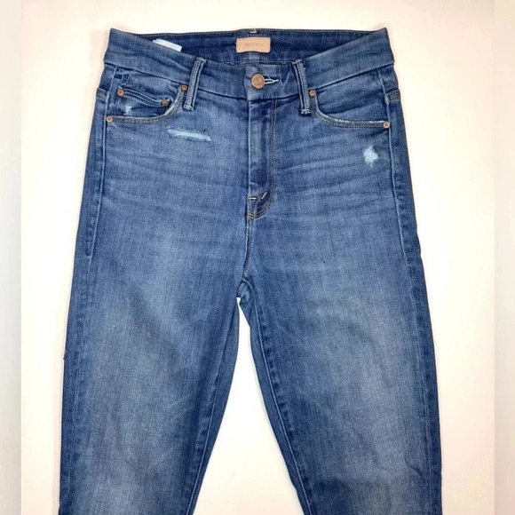Mother High Waisted Looker Ankle Jeans Size- 24 - Picture 2 of 14